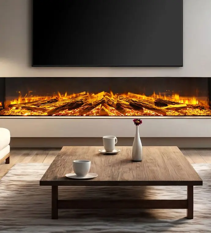 Extra-Wide Electric Fires