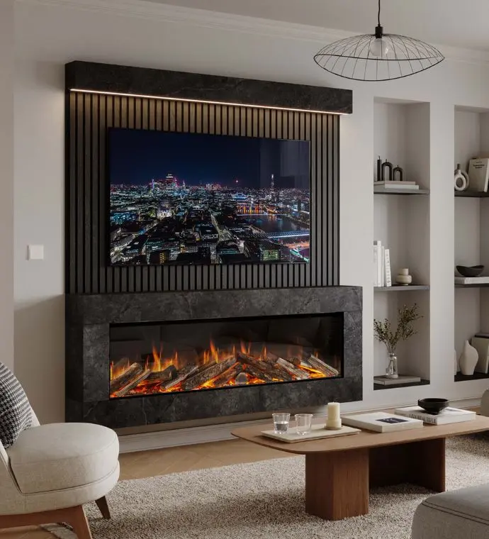 Gas Fires for Media Walls